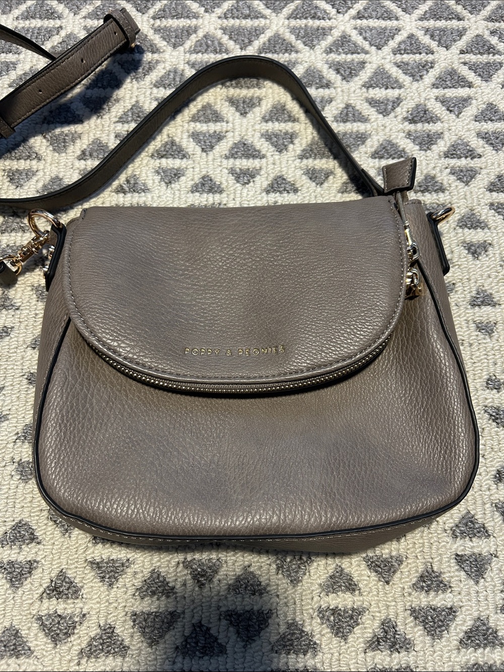 Poppy and Peonies Mini Downtown Crossbody